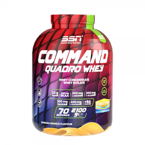 SSN Sports Style Nutrition Command Quadro Whey 2100 Gr Muz Mango Protein Tozu SSN Sports Style Nutrition Command Quadro Whey 2100 Gr Muz Mango Protein Tozu