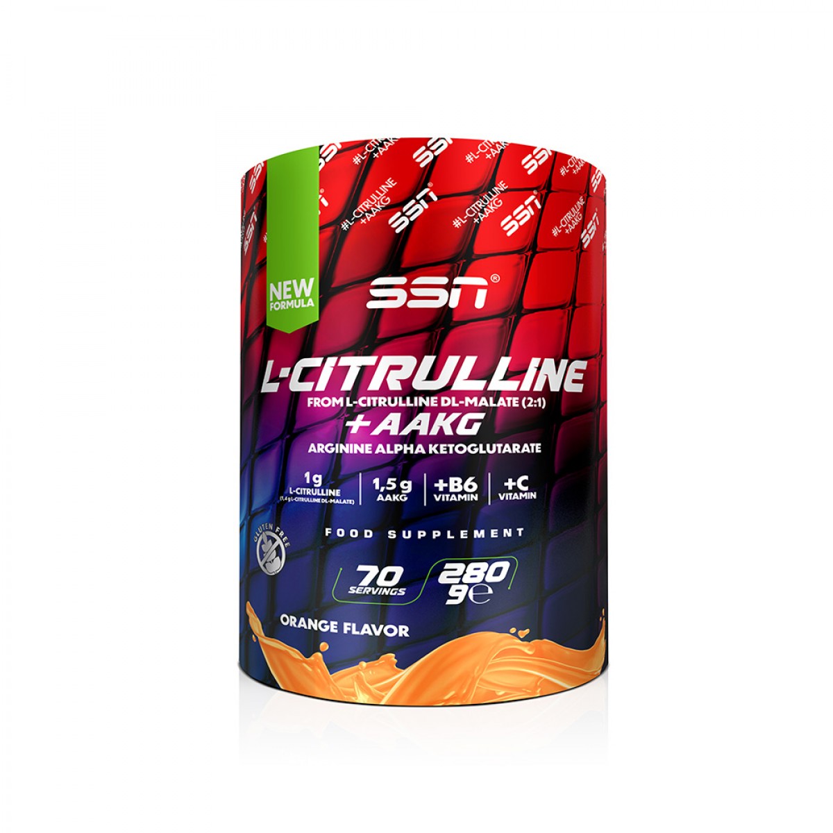 SSN Sports Ssn Citrulline Malate Aakg Portakal — 280 g