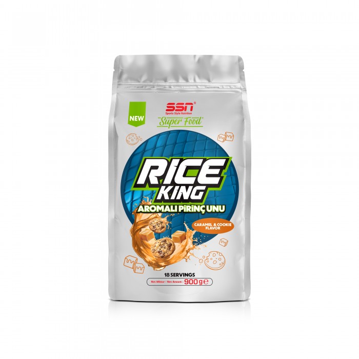 SSN Sports Style Nutrition SuperFood Rice Refuel 900 Gr Pirinç Unu Kreması ( Karamel ve Kurabiye )