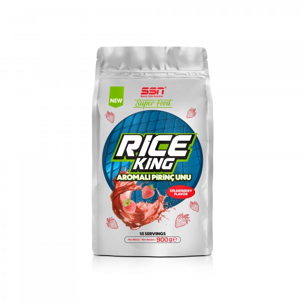 SSN Sports Style Nutrition SuperFood Rice Refuel 900 Gr Pirinç Unu Kreması  (Çilek Aromalı)  