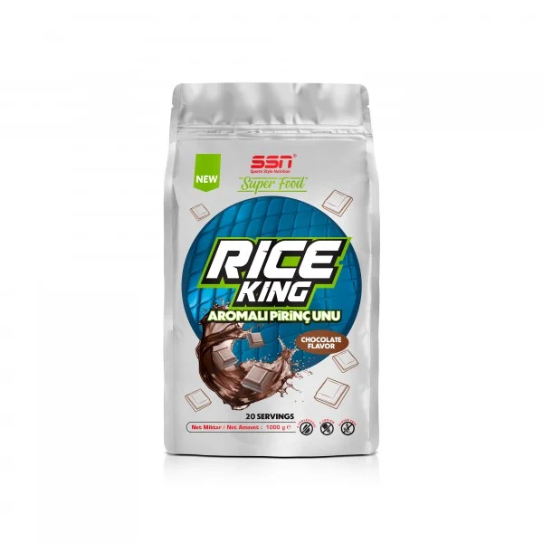 SSN Sports Style Nutrition  SuperFood Rice King 1000 Gr Aromalı Pirinç Unu ( Çikolata ) 