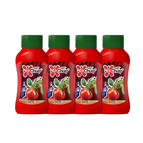 SSN Sports Style Nutrition Fitchup 340 Gr Diyet Ketçap 4'Lü Kampanya (4 Ssn Fitchup) Kombinasyon