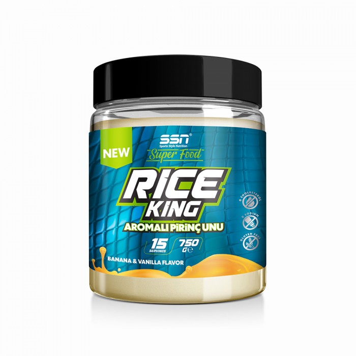 SSN Sports Style Nutrition SuperFood Rice King 750 Gr Aromalı Pirinç Unu ( Muz ve Vanilya )