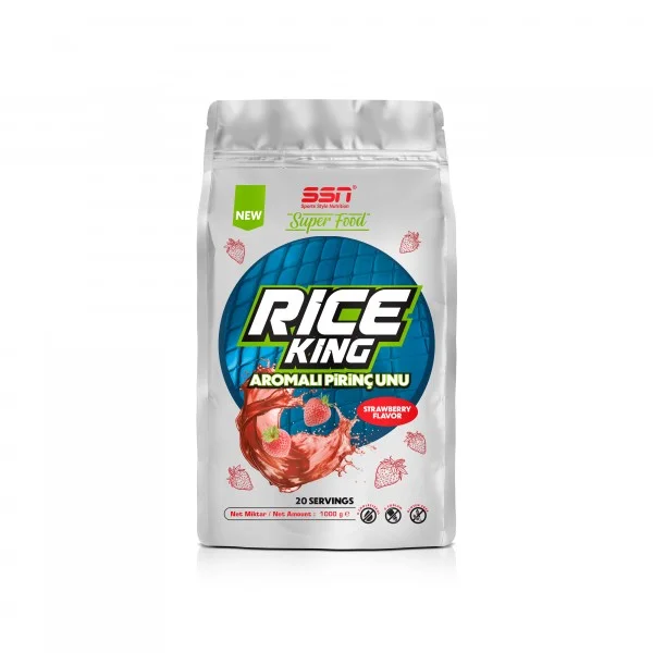 SSN Sports Style Nutrition SuperFood Rice King 1000 Gr Aromalı Pirinç Unu ( Çilek )
