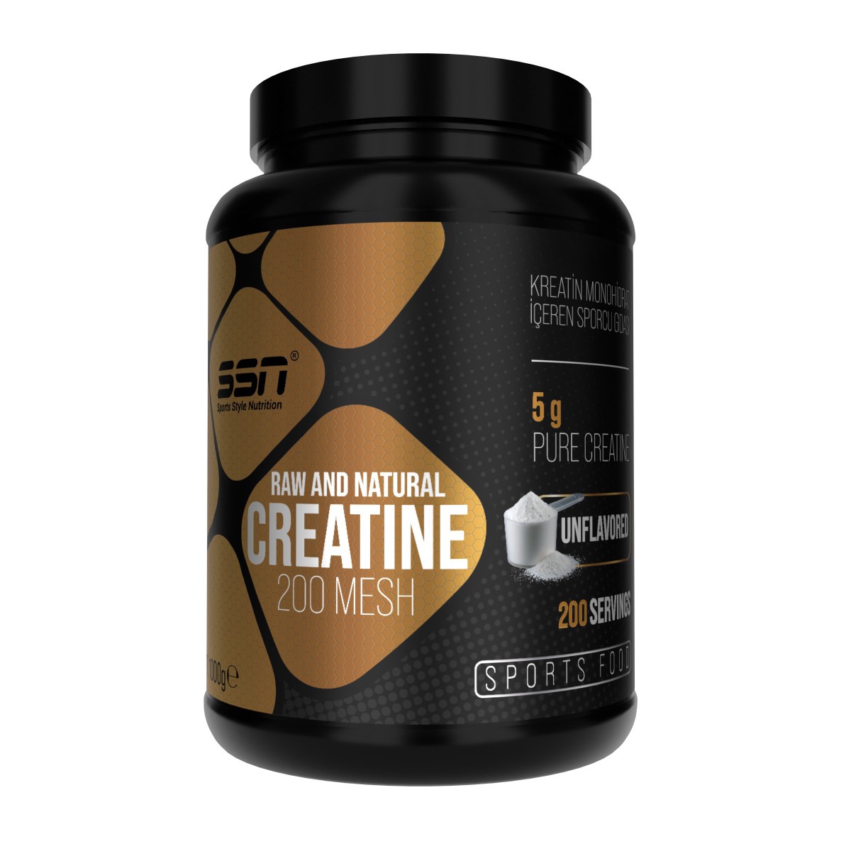 SSN Sports Style Nutrition Raw And Natural Creatine 1000 Gram — 1000 g