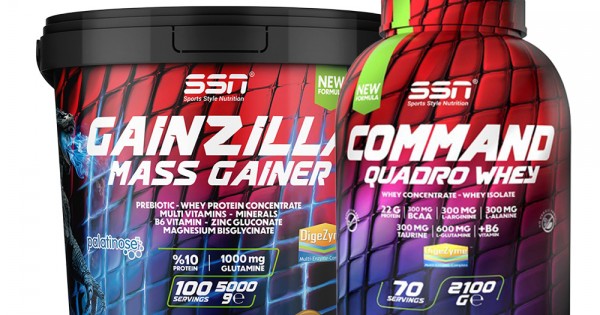 SSN Bulk Power Paketi | Gainzilla Mass 5000 g + Quadro Whey 2100 g