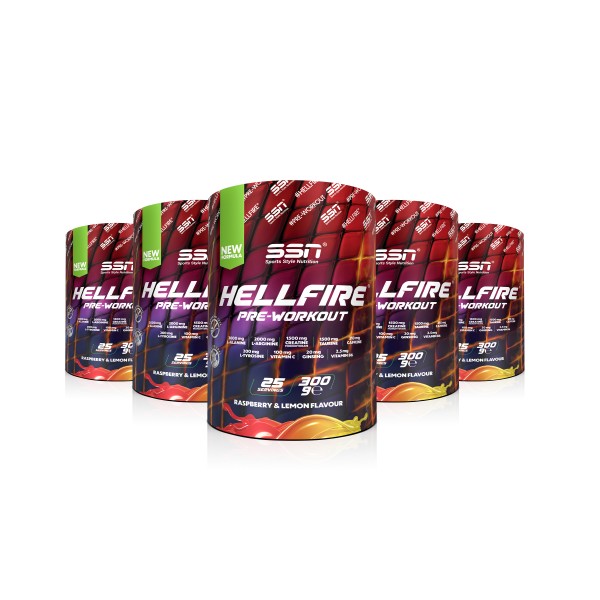 SSN Hellfire Pre Workout 300g Kombo Paket ( 5 x  SSN Hellfire Ahududu Limon Aromalı  ) SSN Hellfire Pre Workout 300g Kombo Paket ( 5 x  SSN Hellfire Ahududu Limon Aromalı  )
