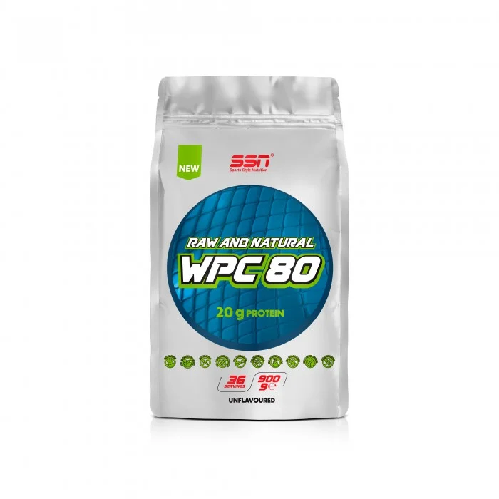 SSN Sports Style Nutrition Raw and Natural WPC 80 Protein Tozu 900 gram