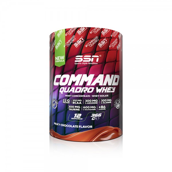 SSN Sports Style Nutrition Command Quadro Whey 366 Gr (Çikolata) Protein Tozu SSN Sports Style Nutrition Command Quadro Whey 366 Gr (Çikolata) Protein Tozu