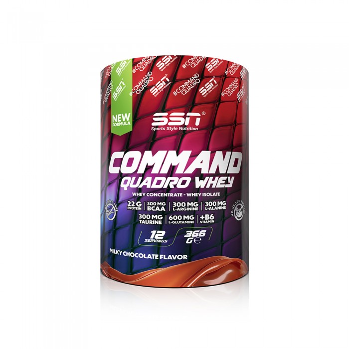 SSN Sports Style Nutrition Command Quadro Whey 366 Gr (Çikolata) Protein Tozu