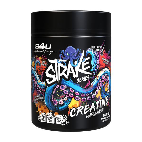 S4U Strake Series Creatine 300g - Aromasız Mikronize Kreatin S4U Strake Series Creatine 300g - Aromasız Mikronize Kreatin