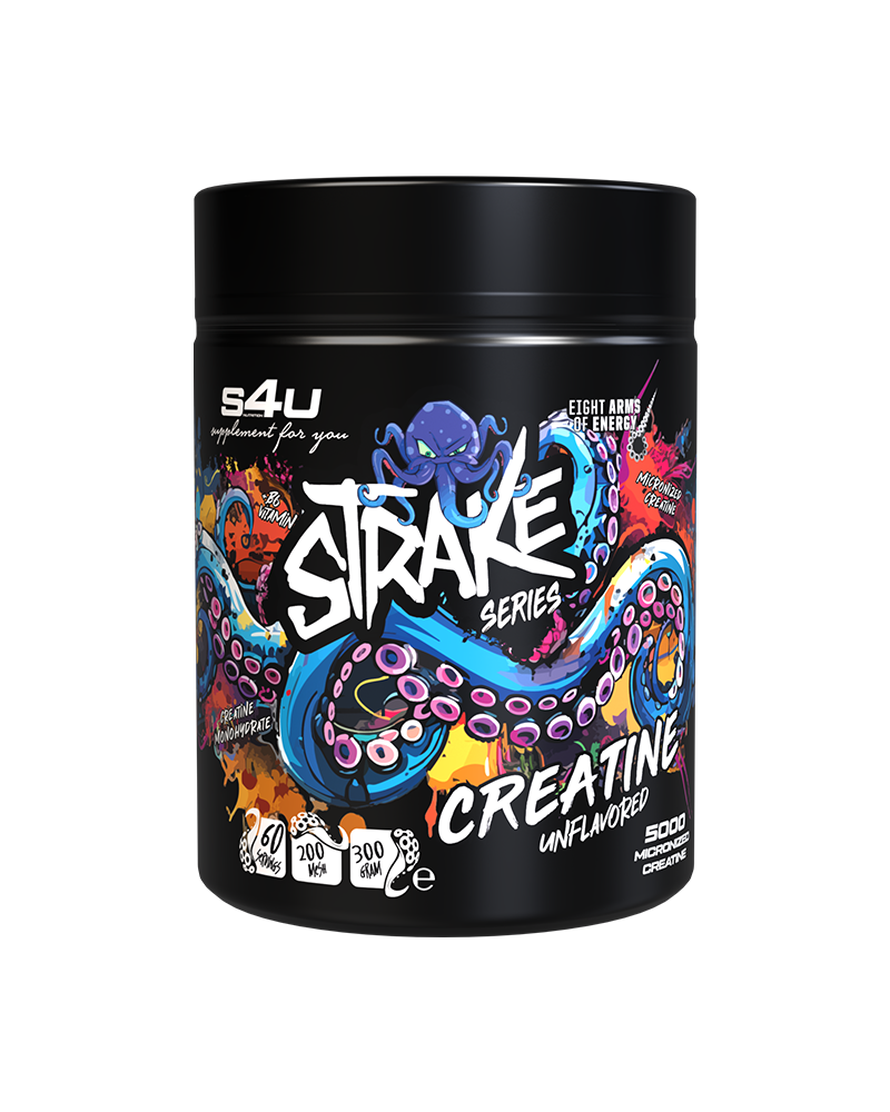 SSN Sports S4U Strake Series Creatine - Aromasız Mikronize Kreatin — 300 g