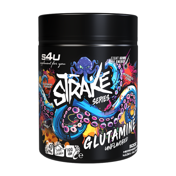 S4U Strake Series Glutamine %100 Saf Aromasız 300 Gram S4U Strake Series Glutamine %100 Saf Aromasız 300 Gram