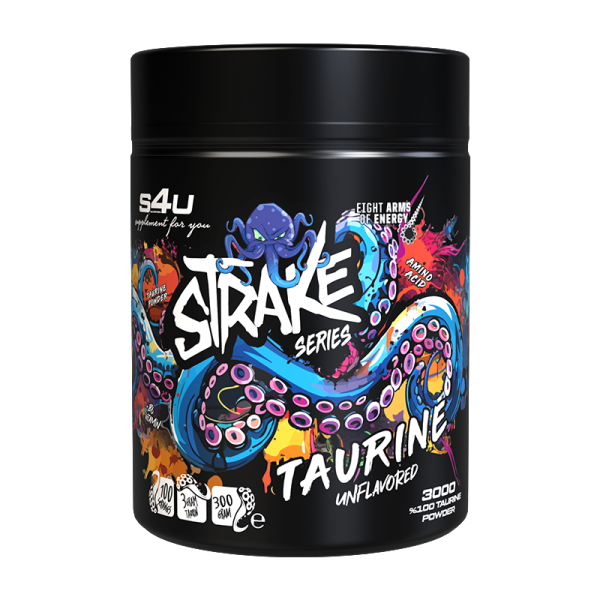 S4U Strake Series Taurine %100 Saf Aromasız 300 Gram S4U Strake Series Taurine %100 Saf Aromasız 300 Gram