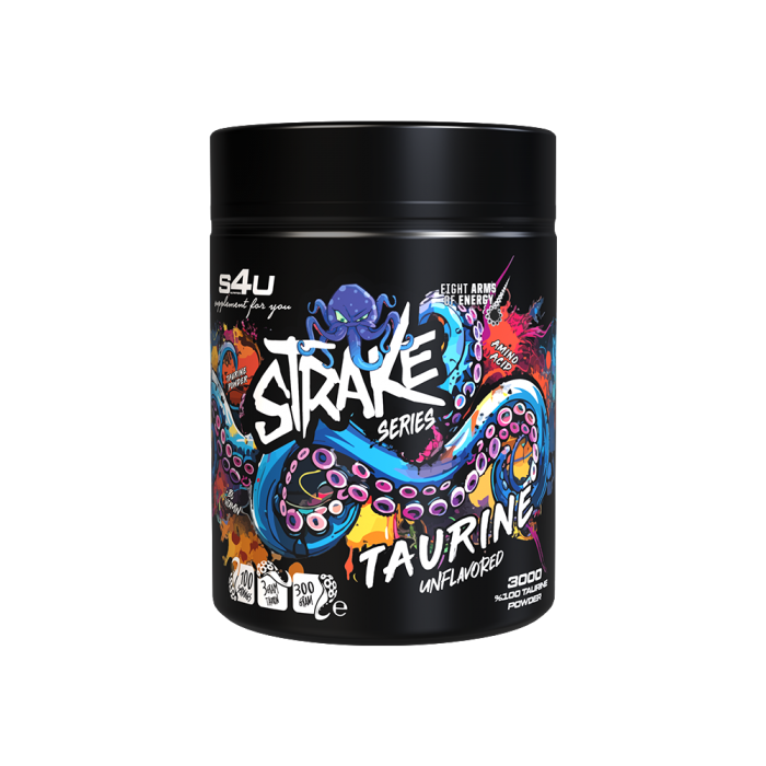 S4U Strake Series Taurine %100 Saf Aromasız 300 Gram S4U Strake Series Taurine %100 Saf Aromasız 300 Gram