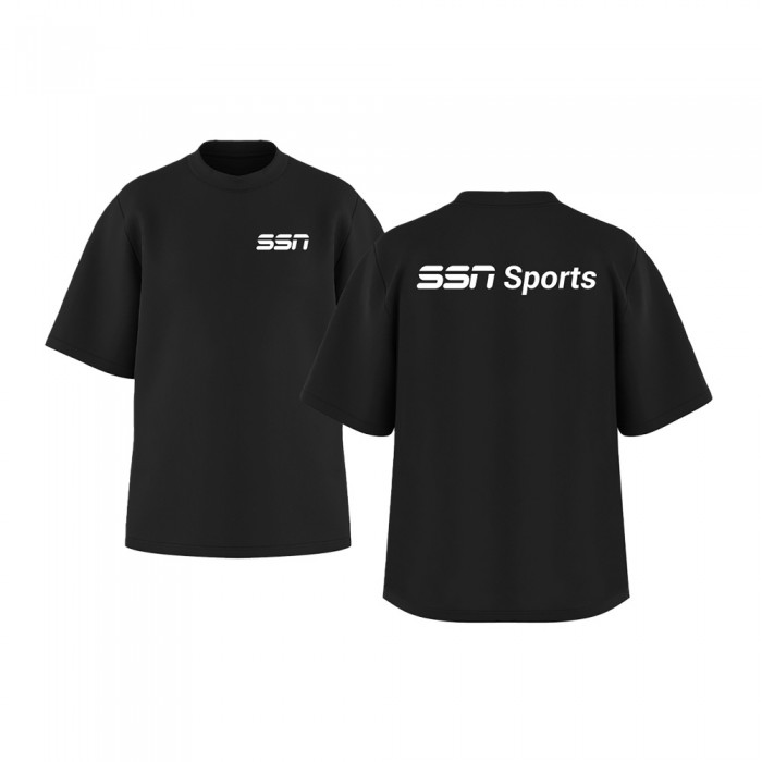 SSN Sports Style Nutrition Fitment Kısa Kollu Oversize Bisiklet Yaka Tshirt