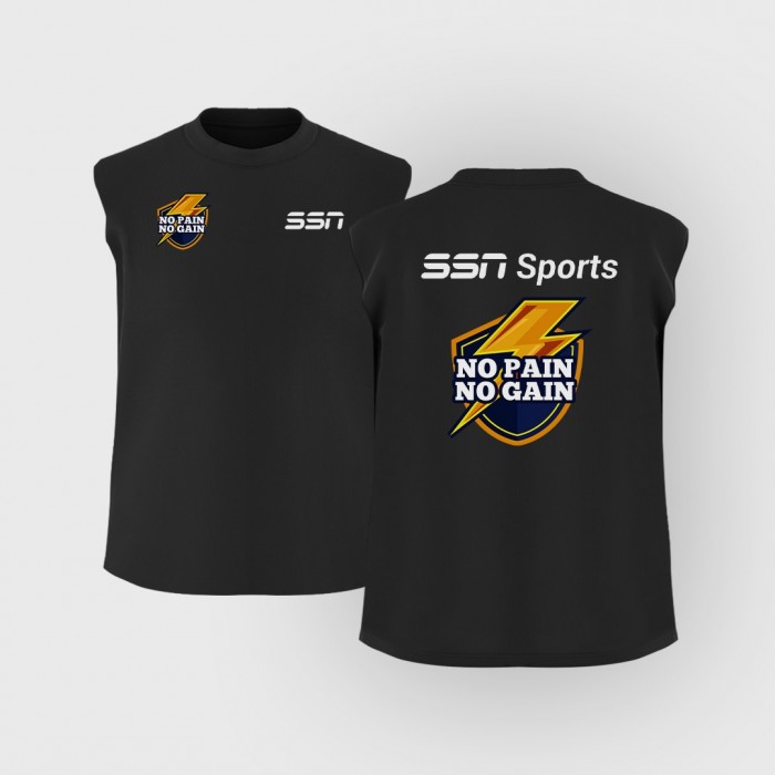 SSN Sports Style Nutrition Fitment Kolsuz Slim Fit Bisiklet Yaka Tshirt